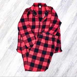 Old Navy Buffalo Plaid Flannel Pajamas